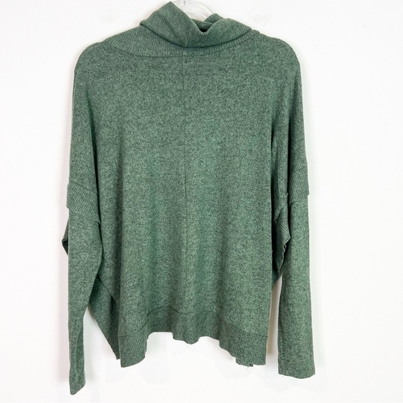 POSTMARK ANTHROPOLOGIE GREEN COWL NECK BOXY PULLOVER KNIT SHIRT SZ XS - Picture 5 of 6
